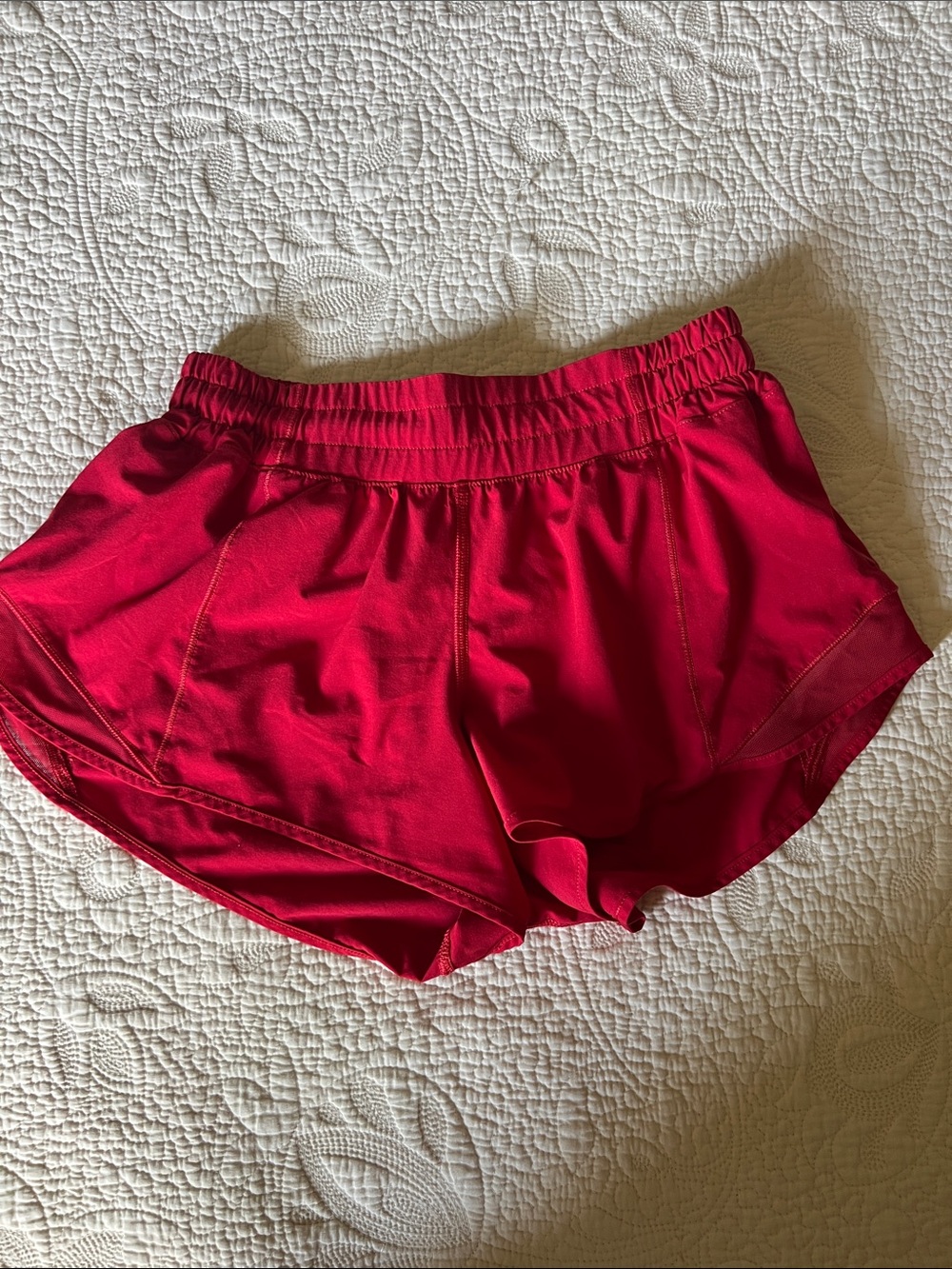 lululemon athletica Women's Red Athletic Shorts size 6